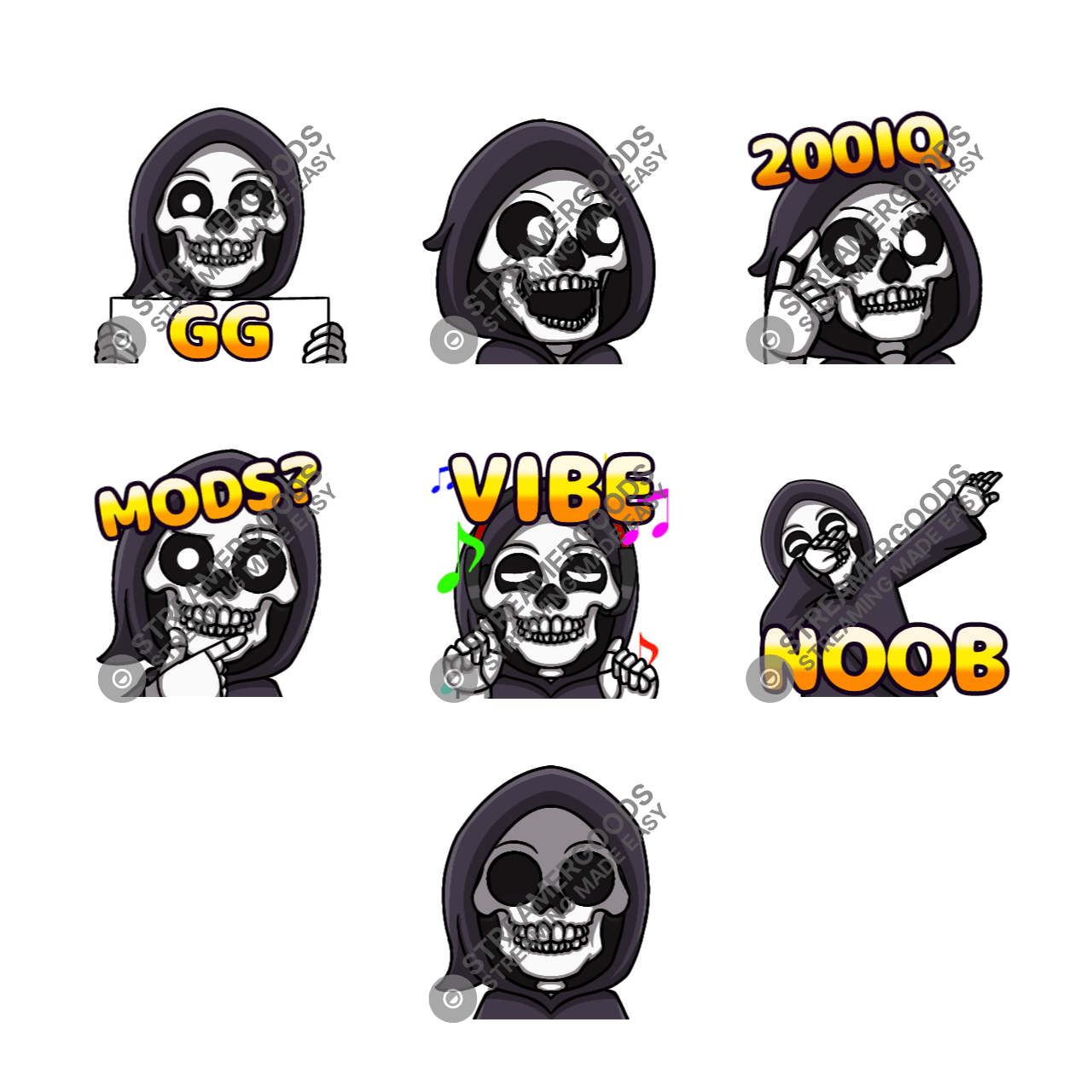 Grim Reaper Sub Emotes